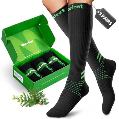 Medical Compression Socks for Men & Women (6 Count)