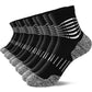Ankle Compression Socks for Men Athletic Running Socks with Cushioned Support 5 Pairs