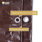 Brown Tarp 10x20 Feet Waterproof Tarps Lightweight Camping Tarp Outdoor Multi Purpose Poly Cover 6mil (200 Sq Ft)