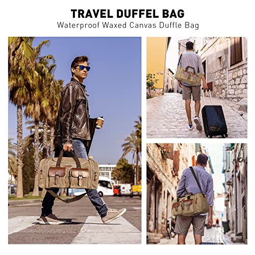 Waxed Canvas Duffle Bag