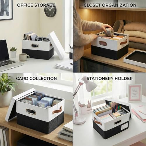Storage Bins with Lids [3 (3 Count)