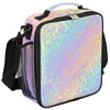 Leopard Print Kids Lunch Bag Rainbow Leopard Skin Insulated Lunch Box Mini Cooler Back to School Thermal Meal Tote Kit Bento Tote Bags Thermal Lunchbox for Boys Girls (Leopard Print)