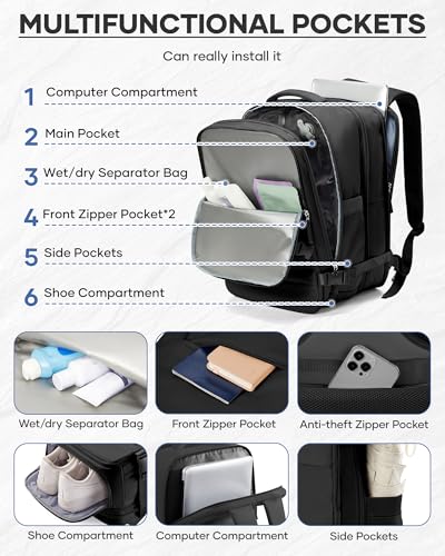Vacuum Backpack Travel with Pump
