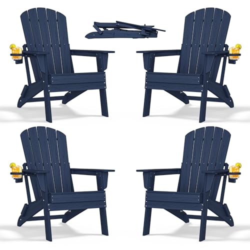 Folding Adirondack Chairs Set of 4 (4 Count)