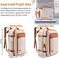 40L Expandable Carry On Travel Backpack with 4 Packing Cubes