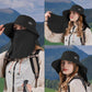 Sun Hat for Men Women with Neck Flap