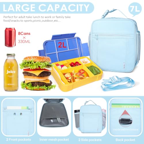 NOL Nylon Waterproof Kids Lunch Bag