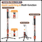 73" 3-in-1 Carbon Fiber Monopod with Pedal, Carbon Fiber Travel Monopod with Feet Max Load 22lbs for DSLR Camera Stabilizer Videography Kit, X-Airfly Mono Grey