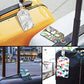 2 Pack Luggage Tags Leather Name ID Labels with Privacy Cover (2 Count)