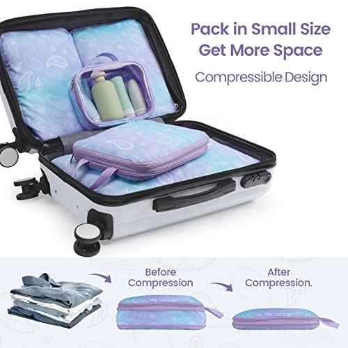 Compression Packing Cubes for Travel (5 Count)