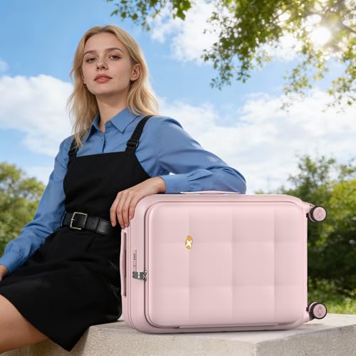 24 Inch Expandable Checked Luggage Hard Shell Suitcase