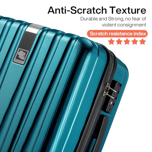 Luggage Sets 2 piece Carry On Luggage with Wheels PC Hard Shell Suitcases Lightweight Checked Travel Luggage Large Travel Suitcase Woman Men 20
