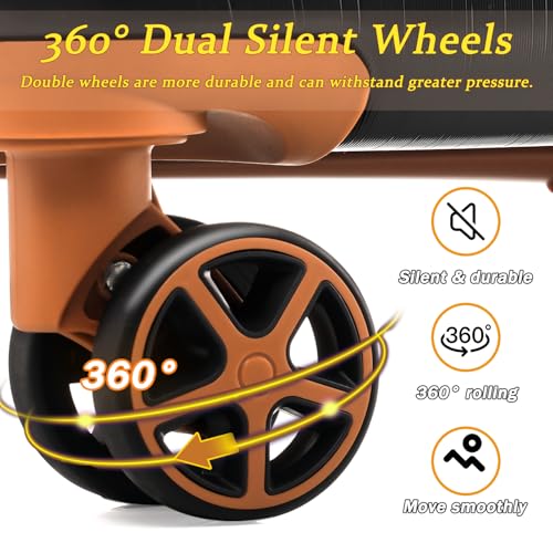 Luggage Sets 3 Piece Hardshell 8 Spinner Wheels Lightweight Suitcase Corner Guards Travel Luggage