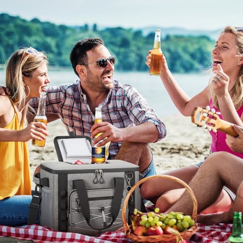 40 Can Leakproof Soft Cooler Bag with Quick Access Opening