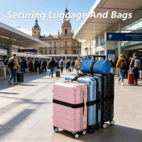 5 Packs Luggage Straps for Suitcases