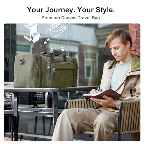 Large Canvas Duffle Bag for Travel