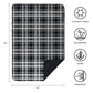 Large Waterproof Outdoor Blanket Thick Fleece 80" x 58"