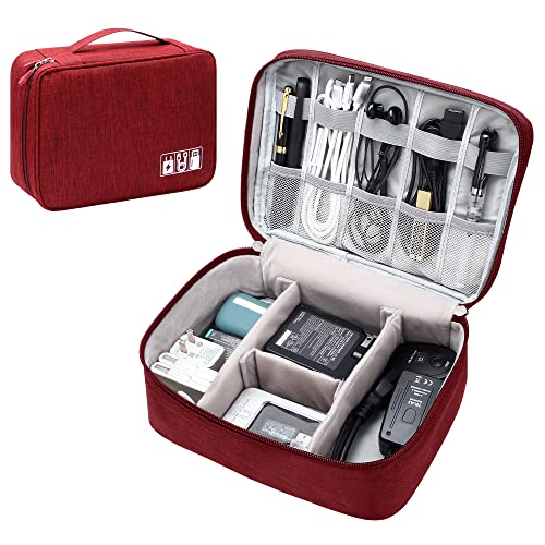Electronics Organizer Travel Universal Cable Organizer Bag Waterproof Electronics Accessories Storage Cases for Cable