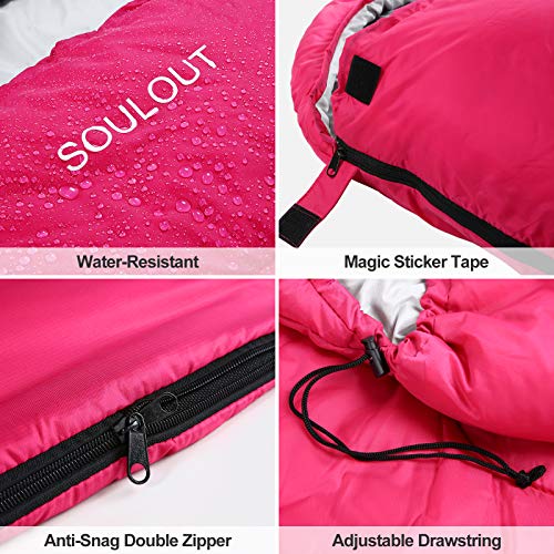 3 4 Season Sleeping Bag for Adults & Kids