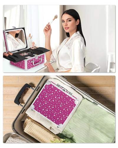 Makeup Bag with LED Mirror
