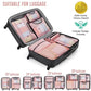 8 Set Packing Cubes for Travel Essentials (99 Count)