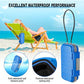 Portable Safe Lock Box with Combination Lock Mini Beach Travel Safe Waterproof Small Lockable Box with Removable Wire Rope Combination Safe Box for Dorm