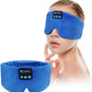 Joythink Sleep Headphones Bluetooth Headband Sleeping Eye Mask Kids Children Soft Wireless Sleep Headphones for Women Men Silk Speaker Bluetooth Earbuds for Side Sleeper Music Mask Cool