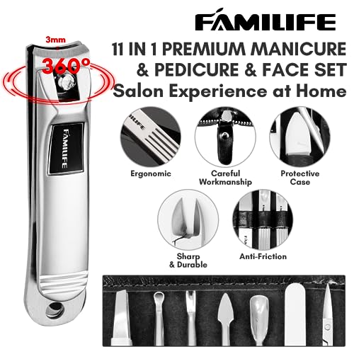Stainless Steel Manicure Set 11 (11 Count)