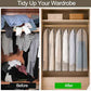 6Pcs Clear Garment Bags for Hanging Clothes