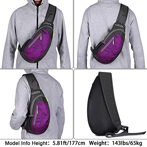 Small Sling Bag for Men Women