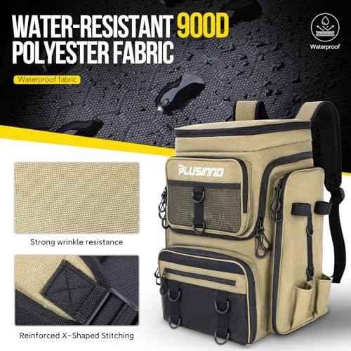 Fishing Backpack with Rod Holders