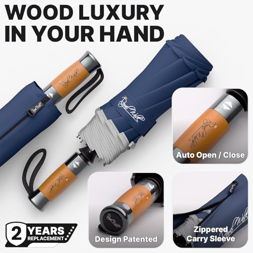 Compact Travel Umbrella for Rain