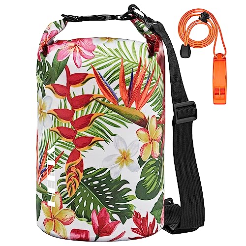 Waterproof Dry Bag Backpack with Emergency Whistle