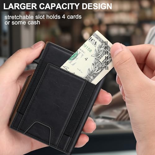 Wallet for Men Wallet with Slim Pop Up Card Holder 9 (13 Count)