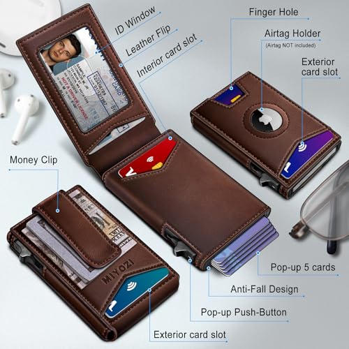Airtag Wallet for Men Money Clip 9
