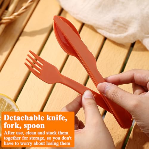 6 Piece Camping Mess Kit with Bowl