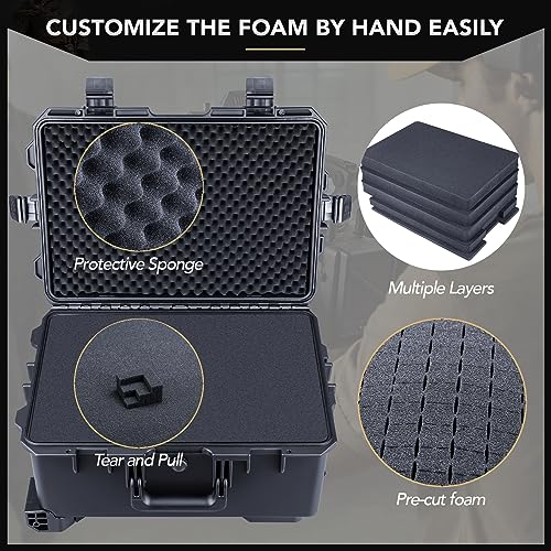 HC 5220 Hard Case with Wheels and Foam