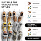 24 Pockets Large Clear Over the Door Shoe Organizer