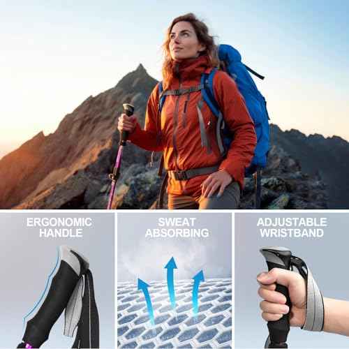 Hiking Poles 7075 Aluminum Tri