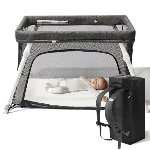 Travel Crib Includes Lightweight Backpack Design