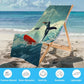 Microfiber Penguin Beach Towel Oversized