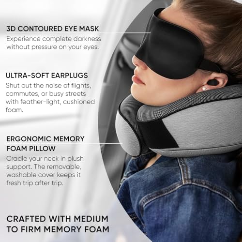 Travel Neck Pillow for Airplanes