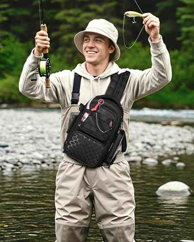 Fishing Bag with Removable Bait Binder