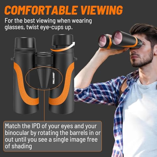 15x55 UHD Binoculars for Adults High Powered with Phone Adapter