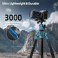 62 Inch Carbon Fiber Tripod for Camera Ultralight Travel Camera Tripod Max Loads Up 22lbs X
