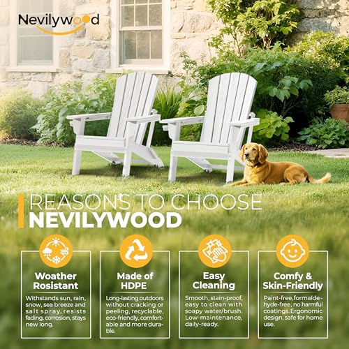 Folding Adirondack Chairs Set of 4 (4 Count)