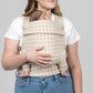 Mabē Monarch Ergonomic Baby Carrier – Premium Cotton Soft Structured Newborn to Toddler Carrier with Hip-Healthy Design, 3 Carry Positions (7-35lbs), Lightweight & Breathable, (Houndstooth)