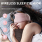 Sleep Mask Bluetooth 5.4 Headphones Soft Wireless Headband Eye Mask Blackout with Microphone