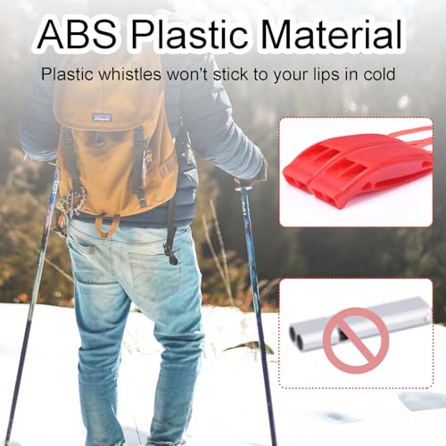 4 Pack Emergency Whistles