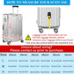 Clear PVC Suitcase Cover Tough Protector